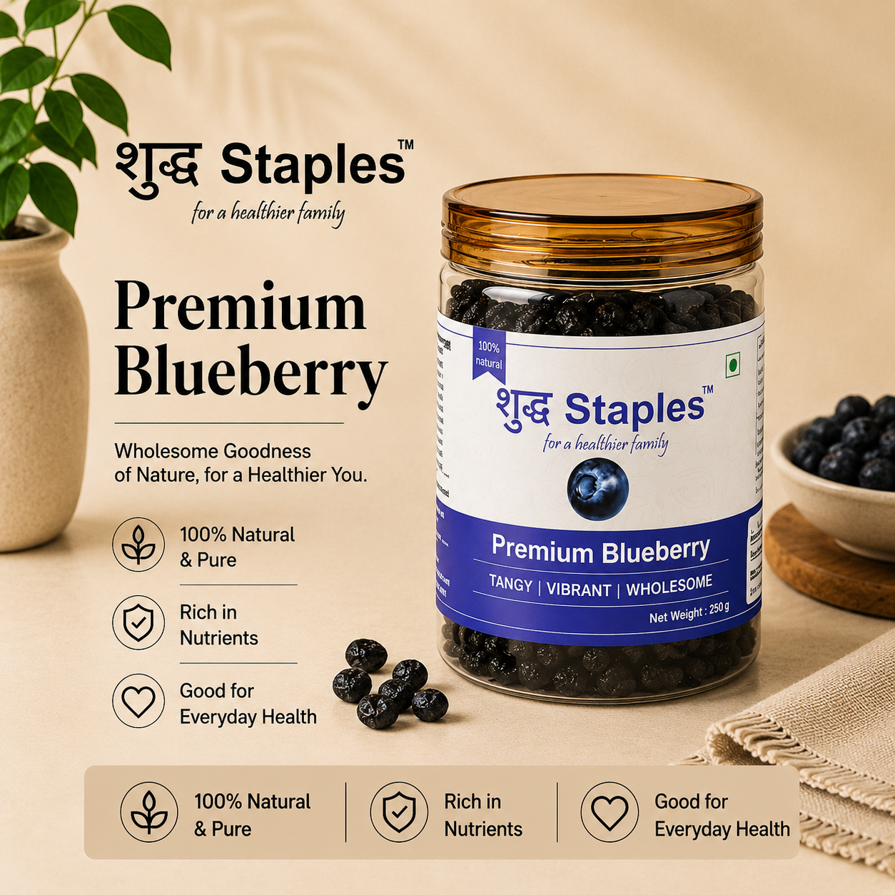 Blueberries Dried