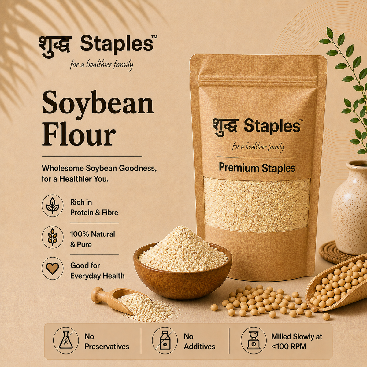Soybean flour - 1 Kg