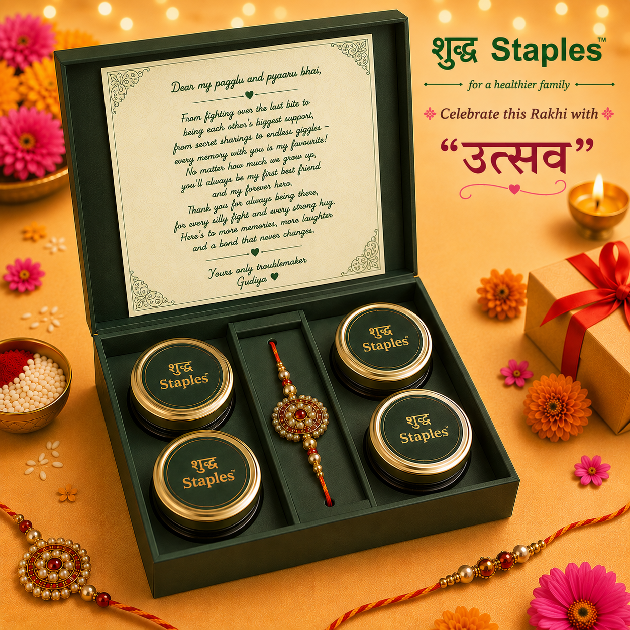उत्सव - a Royale Rakhi gift box